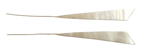 Judy Larson's Designer Stick Earrings Remodel - , Contemporary Wire Jewelry, Cutting, Cutting Tool, Cutters, Butane Torch, Soldering, Solder, sanding, filing, polishing, Remodel